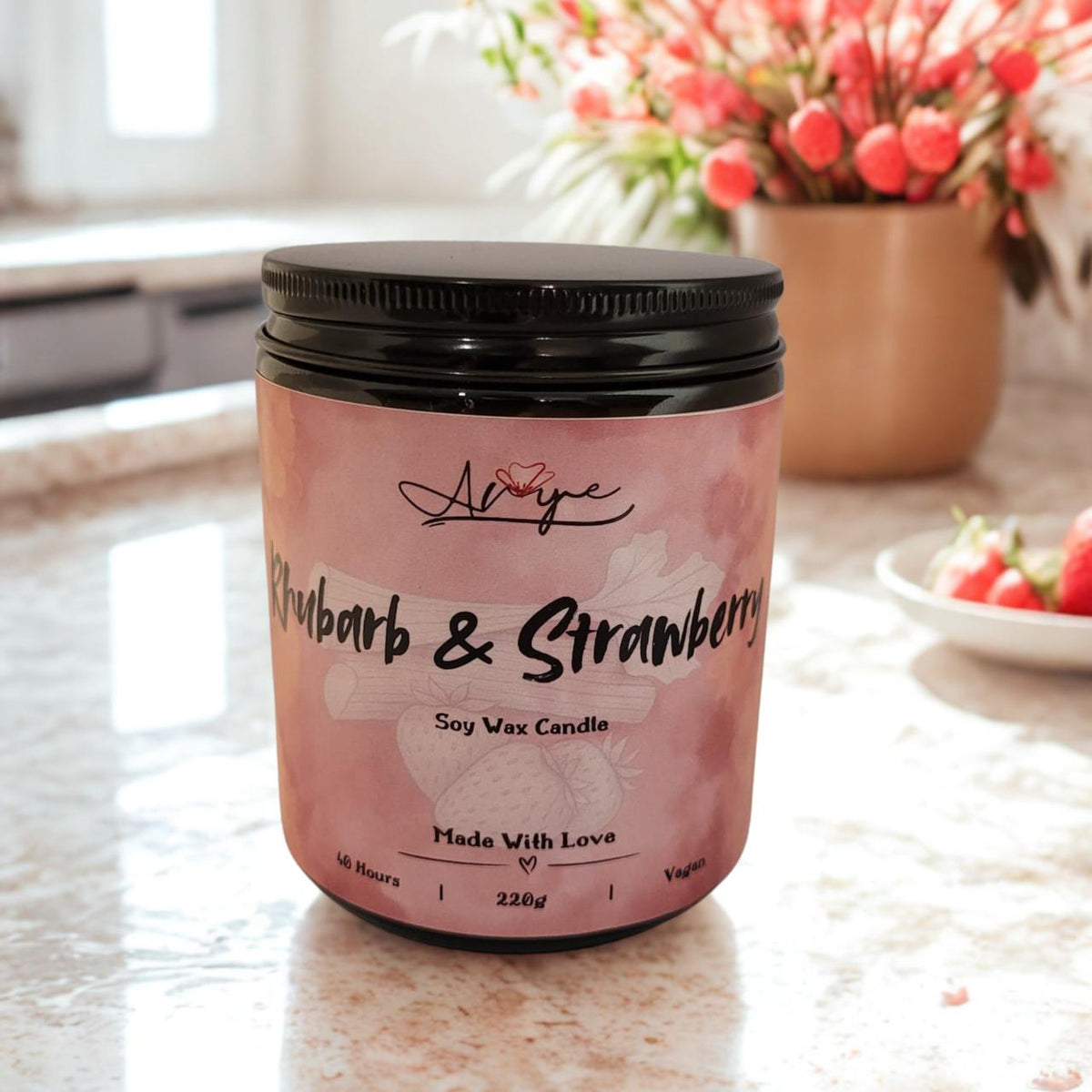 Rhubarb & Strawberry — Bright, Fruity, and Joyful - Avye
